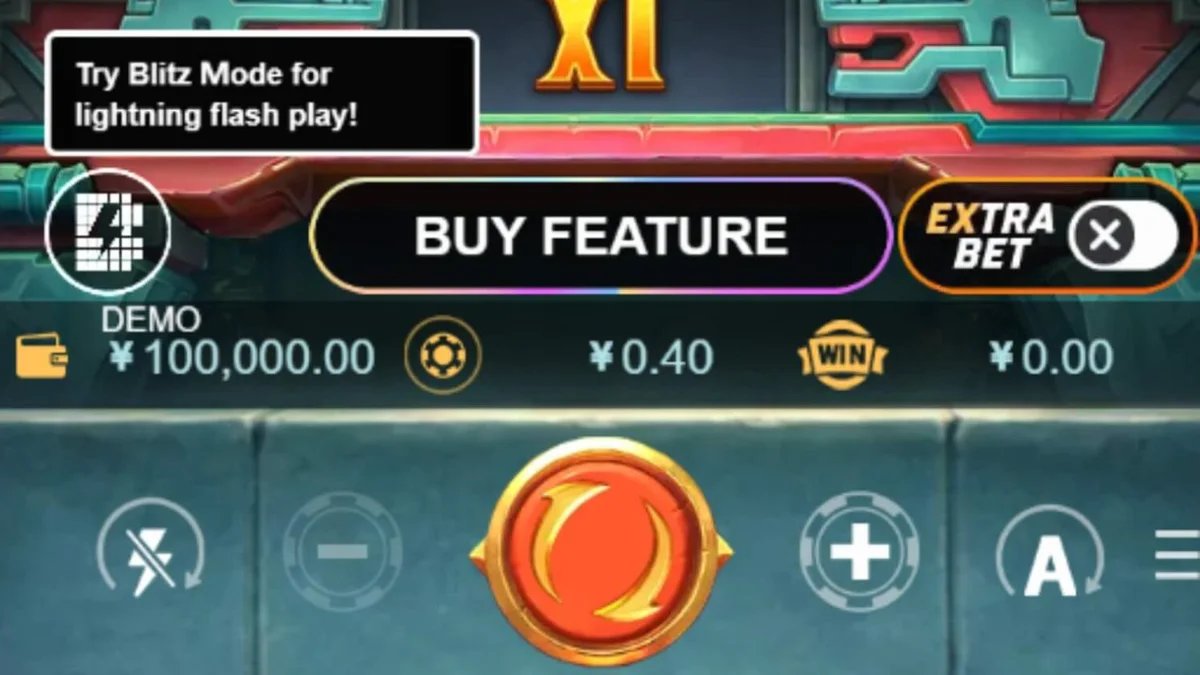 Pemandangan kuil Aztec kuno yang megah dalam permainan slot Legacy of Aztec